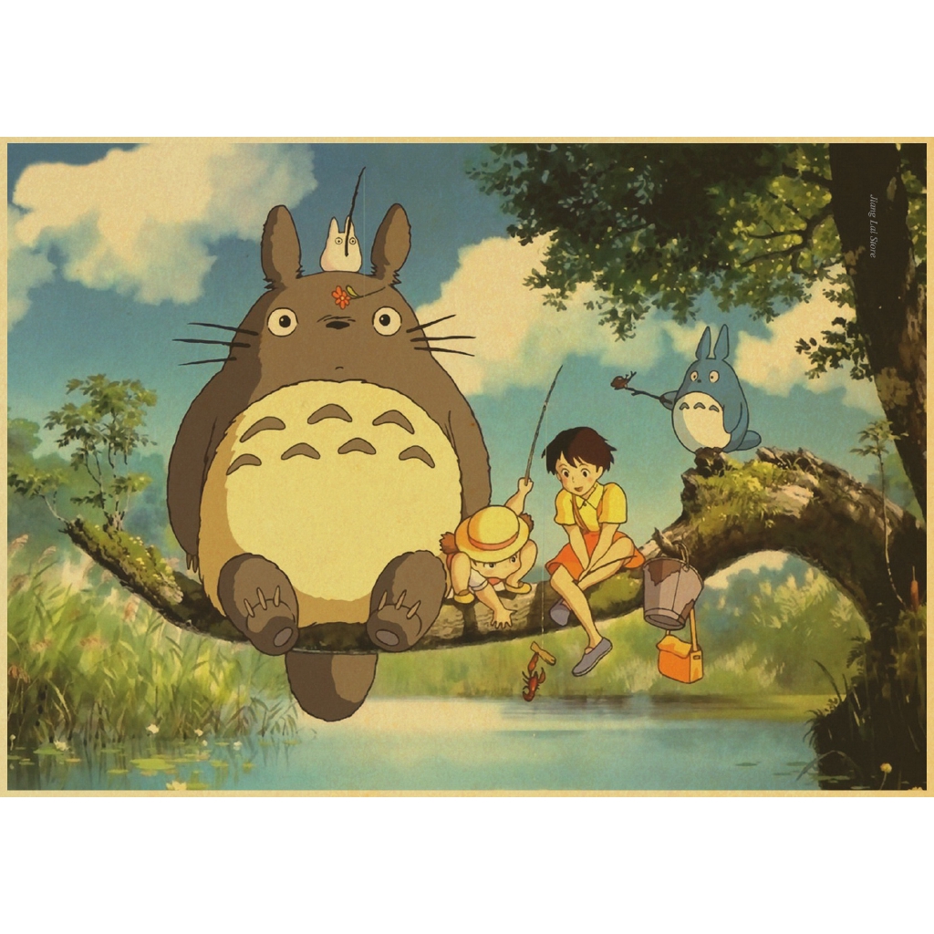 Poster Phim Hoạt Hình My Neighbor Totoro | Shopee Việt Nam