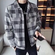Áo Khoác Len Phong Cách Hàn Quốc Thời Trang Mùa Xuân Cho Nam