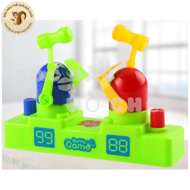 Đồ chơi chiến binh đập đấu búa mini giải trí vui vẻ cho bé Sóc nâu G32