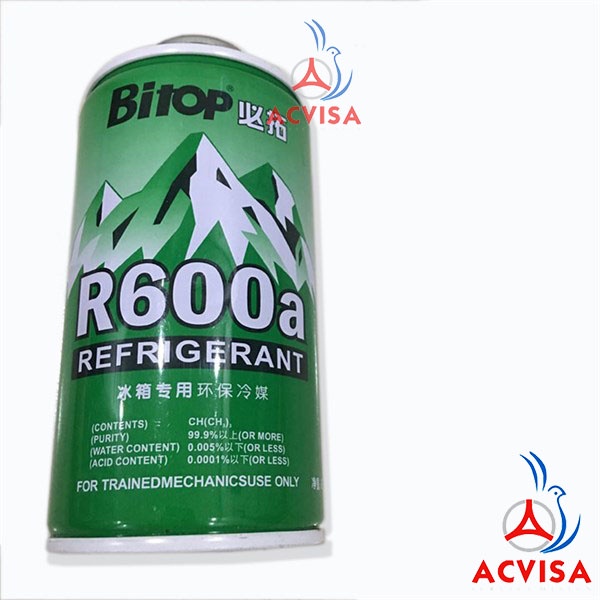 Gas lạnh R600 - Môi chất lạnh ga lon R600a