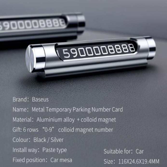 Bảng số điện thoại trên ô tô nhãn hiệu ACNUM - Thẻ ghi số điện thoại khi xe dừng đỗ, Bảng ghi số điện thoại trên ô tô | BigBuy360 - bigbuy360.vn