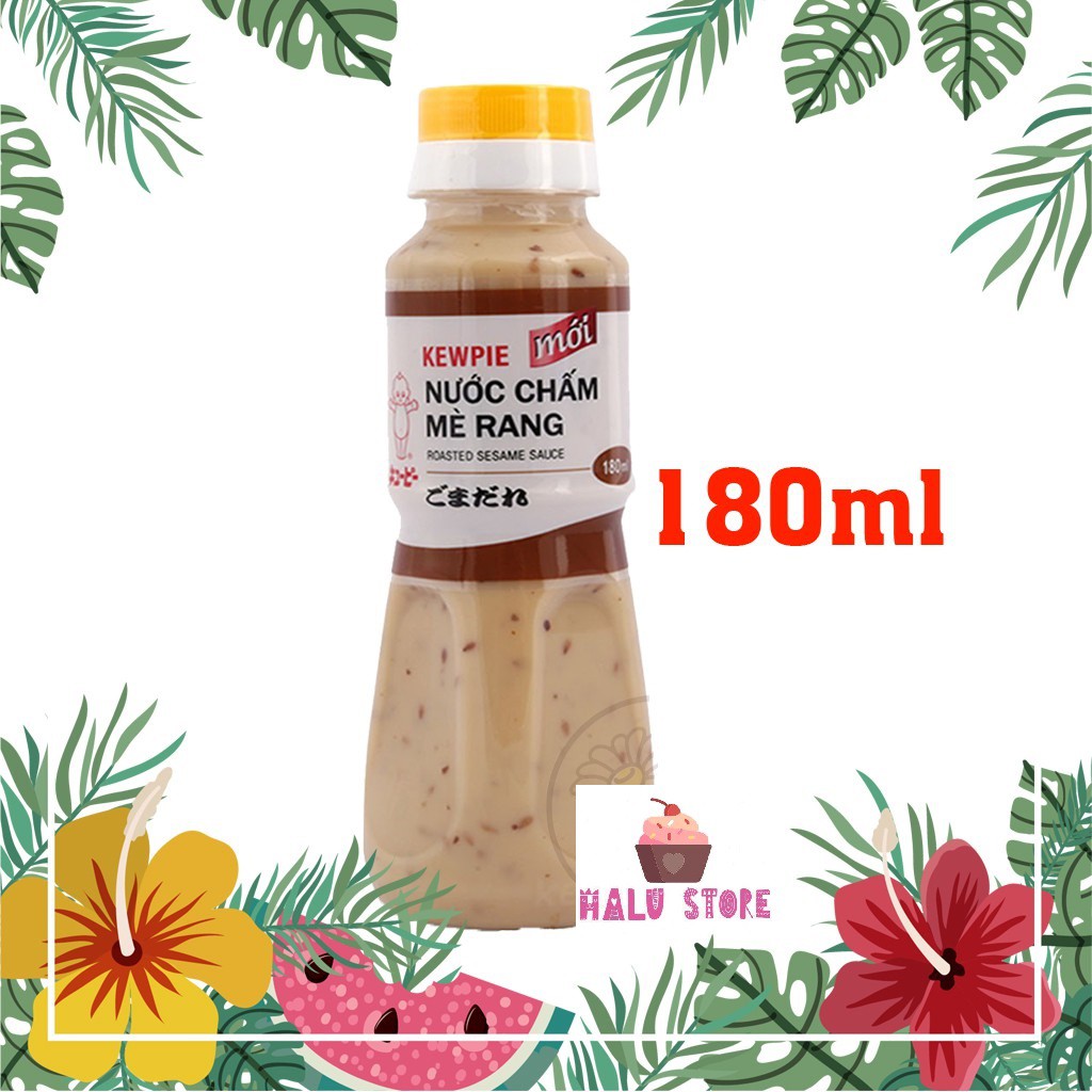 [HCM BThạnh] Nước chấm mè rang sốt mè rang Kewpie chai 180 ml