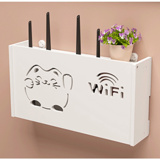 Hộp đựng cục wifi đựng ổ cắm CNC05 không cần khoan tường