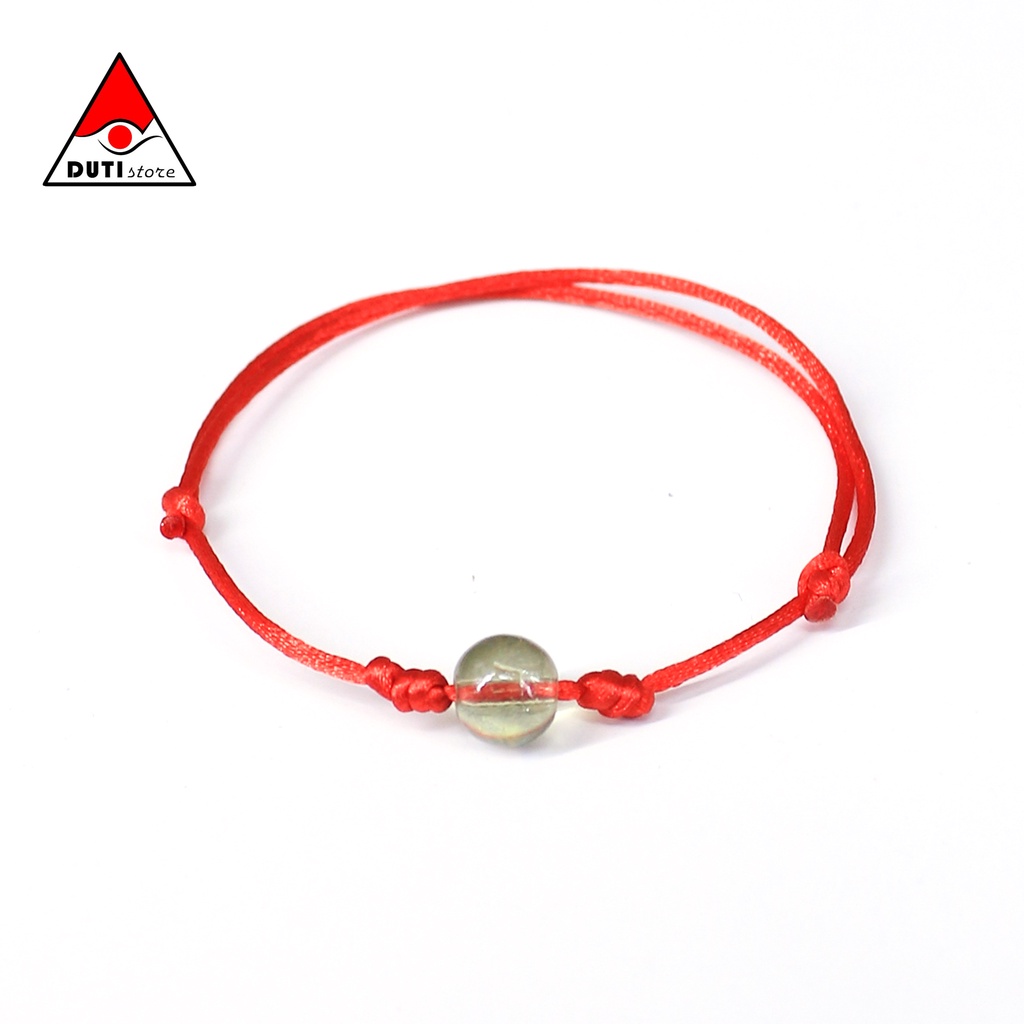 Vòng tay Sợi chỉ đỏ may mắn mix Hạt đá Handmade VNM007 DutiOS