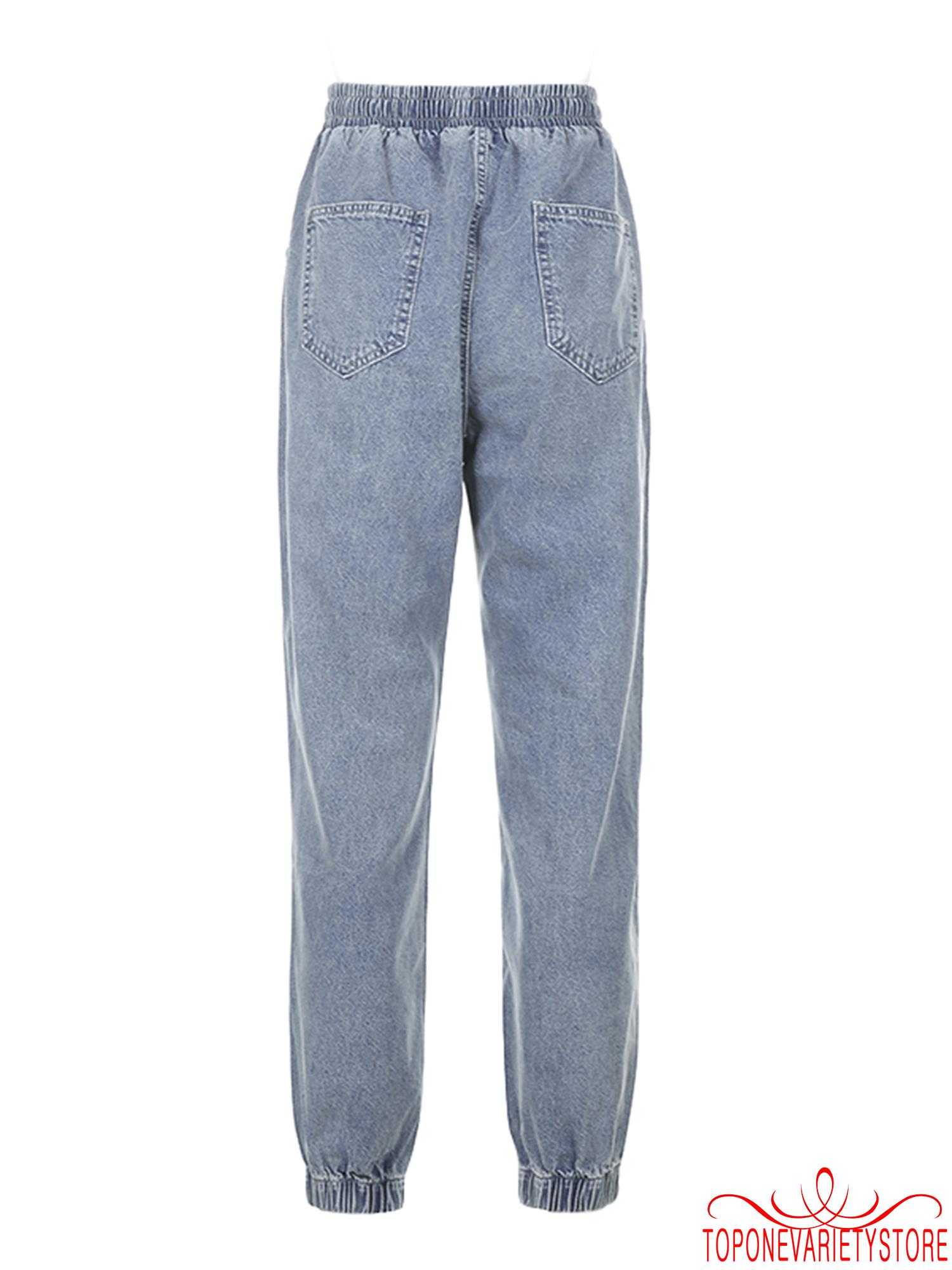 Quần Jean Lưng Thun Dây Rút Phong Cách Năng Động Trẻ Trung Dành Cho Nữ | BigBuy360 - bigbuy360.vn