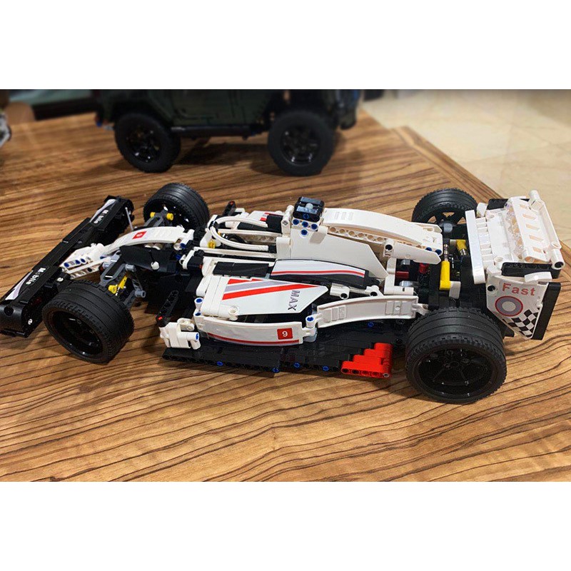 Mẫu Lắp Ráp Techinc Siêu xe Ferrari F1 Mould king 13117