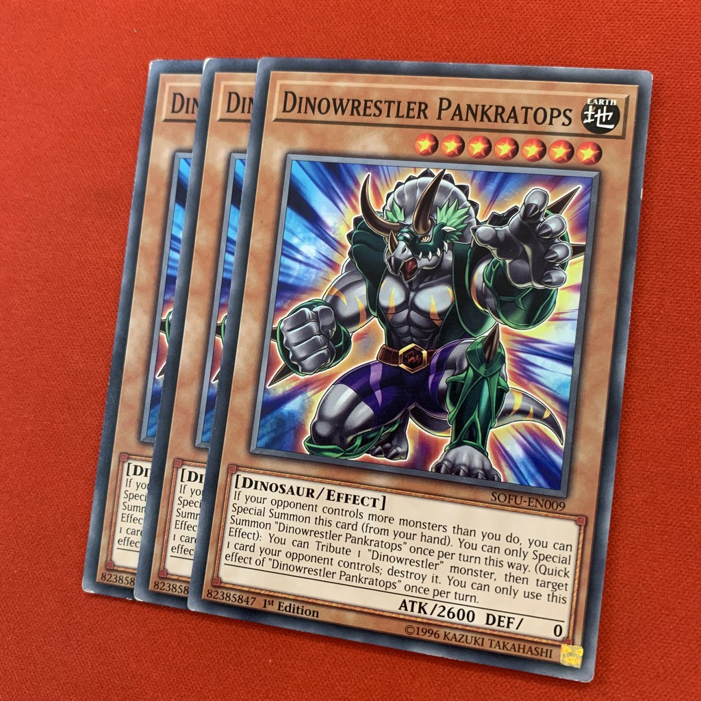 [EN]Thẻ Bài Yugioh Chính Hãng] Dinowrestler Pankratops