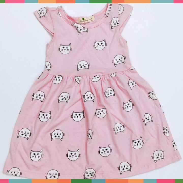 Váy bé gái chất cotton, đầm bé gái size 1-10 tuổi, đầm trẻ em SUNKIDS có nhiều màu