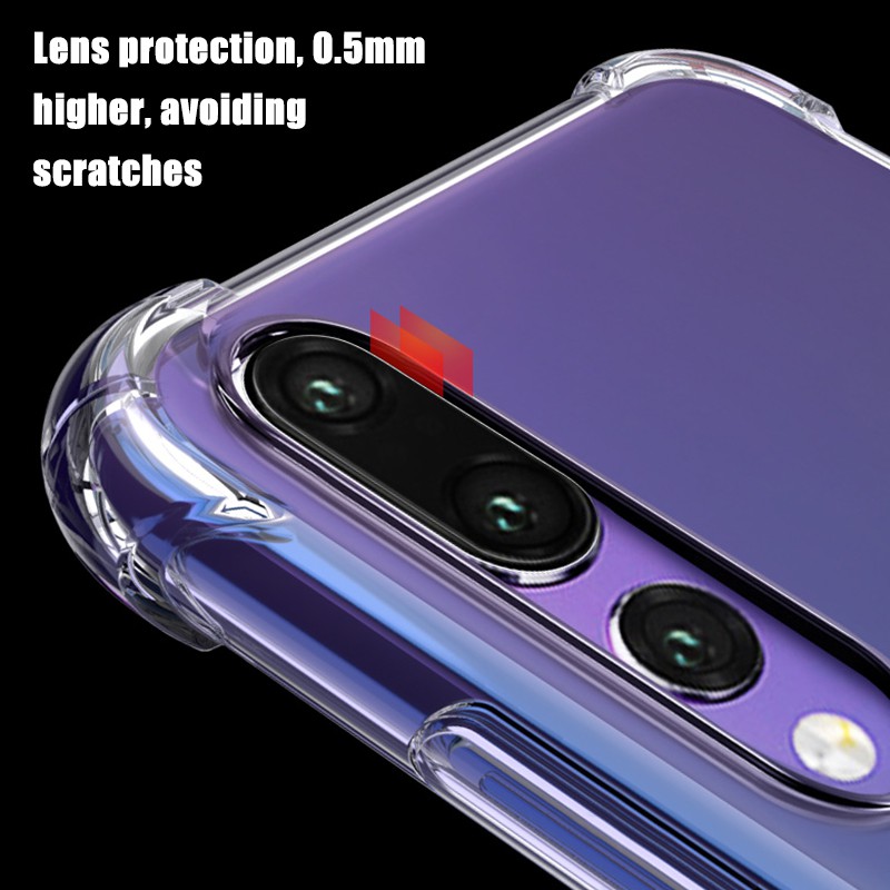 Huawei GR5 Mini/ Y3/ Y5/ Y7 2017/ Y9 2019/ Y7 Prime/ Y7 Pro 2019/ Y6 2019/ Clear Airbag Soft Phone Case TPU Cover