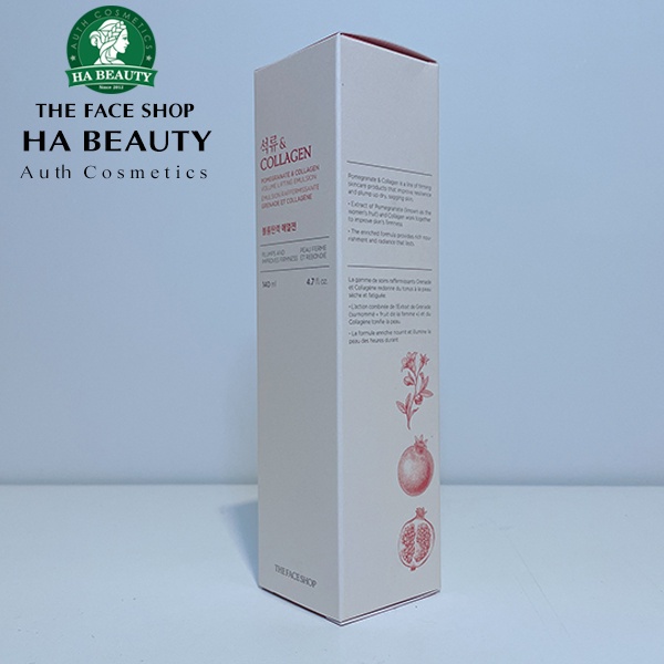 Sữa dưỡng ẩm chống lão hoá phục hồi săn chắc da The Face Shop Pomegranate & Collagen Volume Lifting Emulsion 140ml