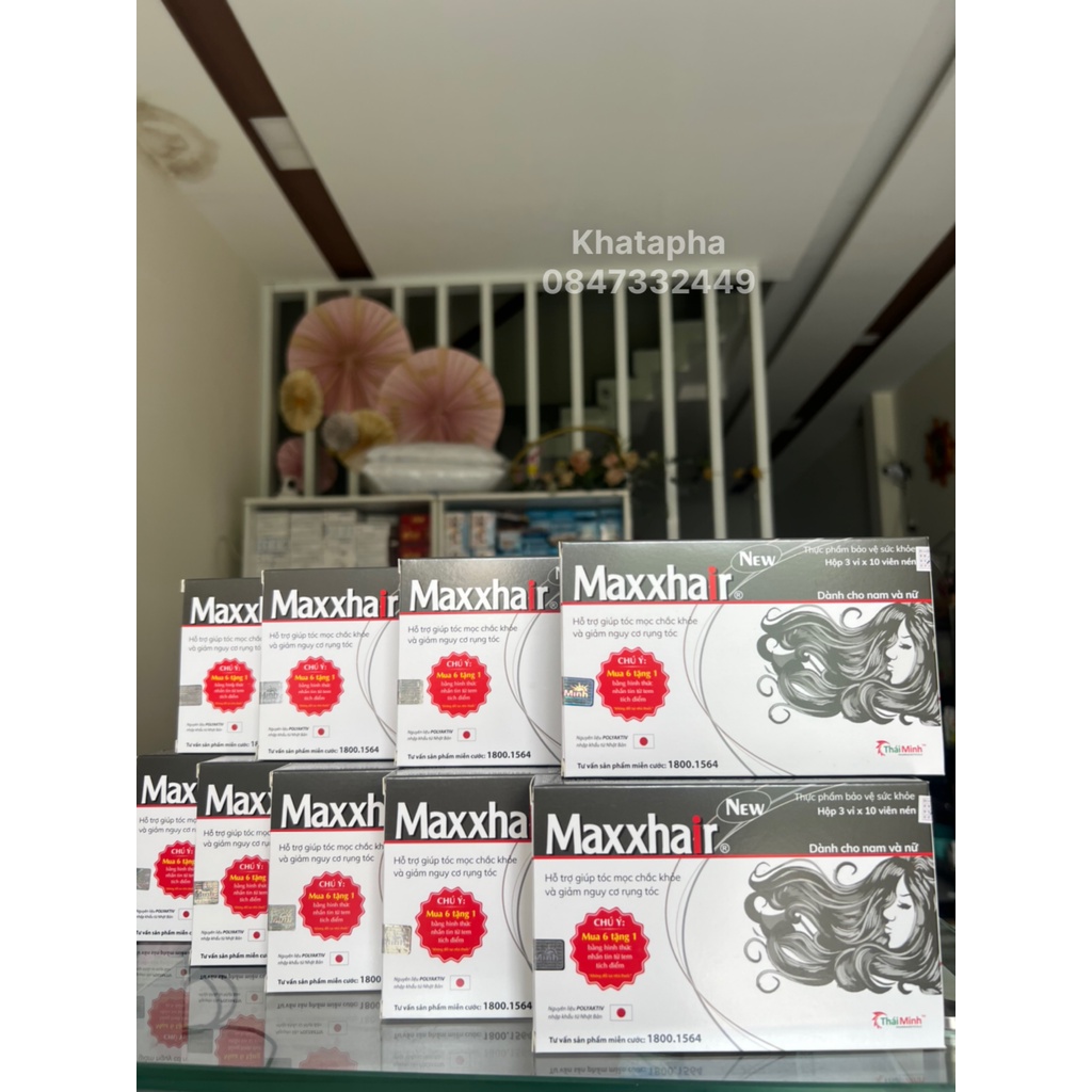 MAXXHAIR - Ngăn rụng tóc,kích thích tóc mọc nhanh