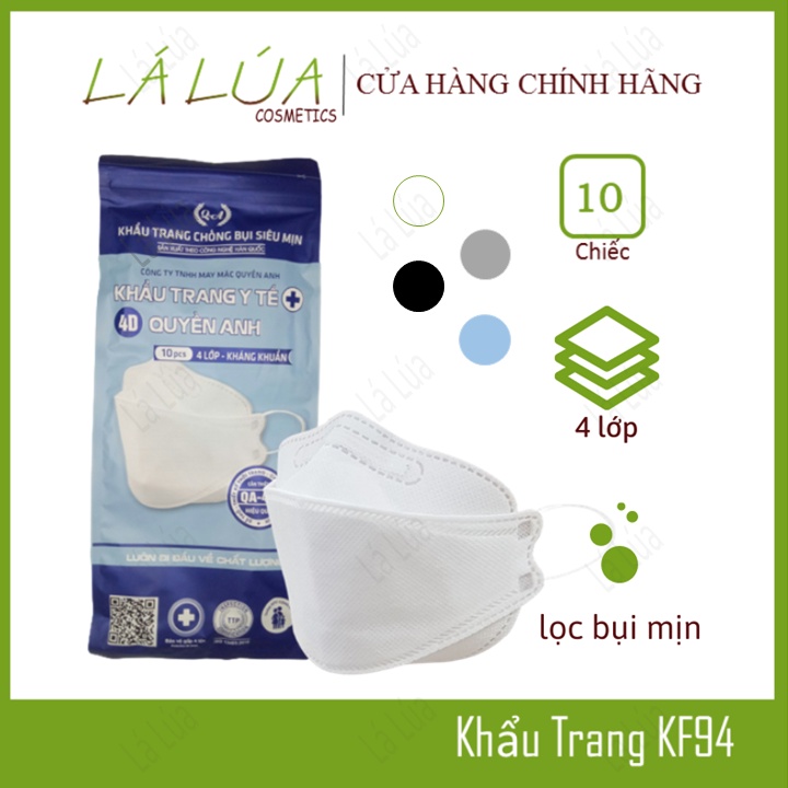 Khẩu Trang  KF94  Quyền Anh - Túi 10 cái.