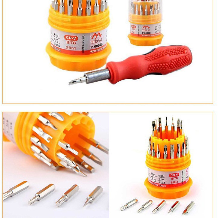 Bộ Tua Vít Đa Năng 31 Đầu, Bộ Dụng Cụ Sửa Chữa đa năng