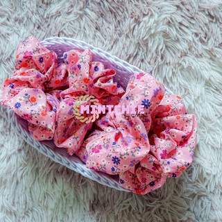 Đồ cột tóc - Scrunchies - A49 - HOA BI HỒNG