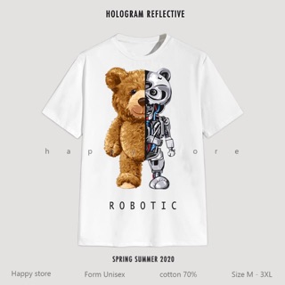 Áo Thun Gấu Teddy Robot