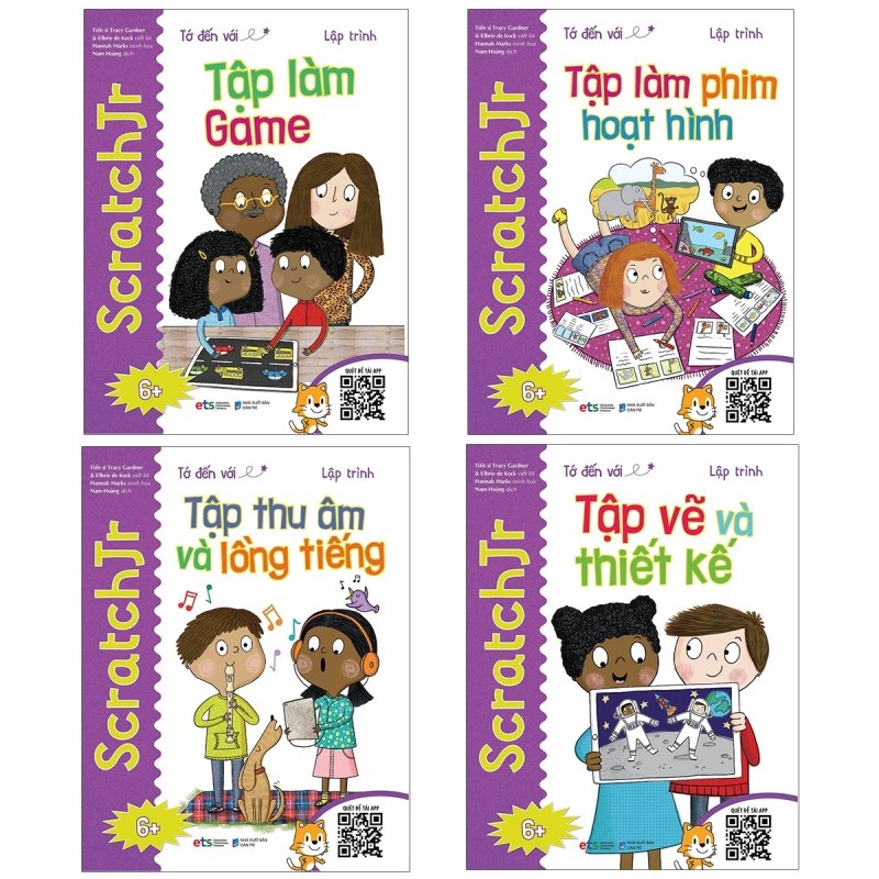 Sách Alphabooks - Tớ Đến Với Lập Trình (Bộ 4 Cuốn)