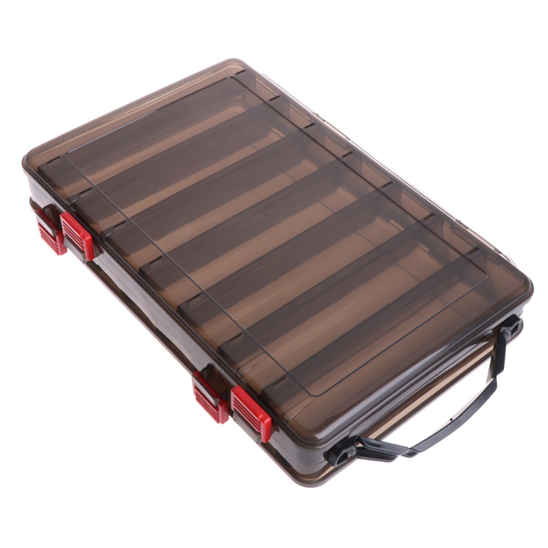 Hộp Đựng Móc Câu Cá Hình Chữ V 14 Ngăn Tiện Lợi