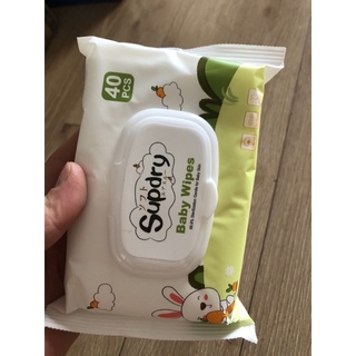Khăn ướt không mùi supdry 40 tờ