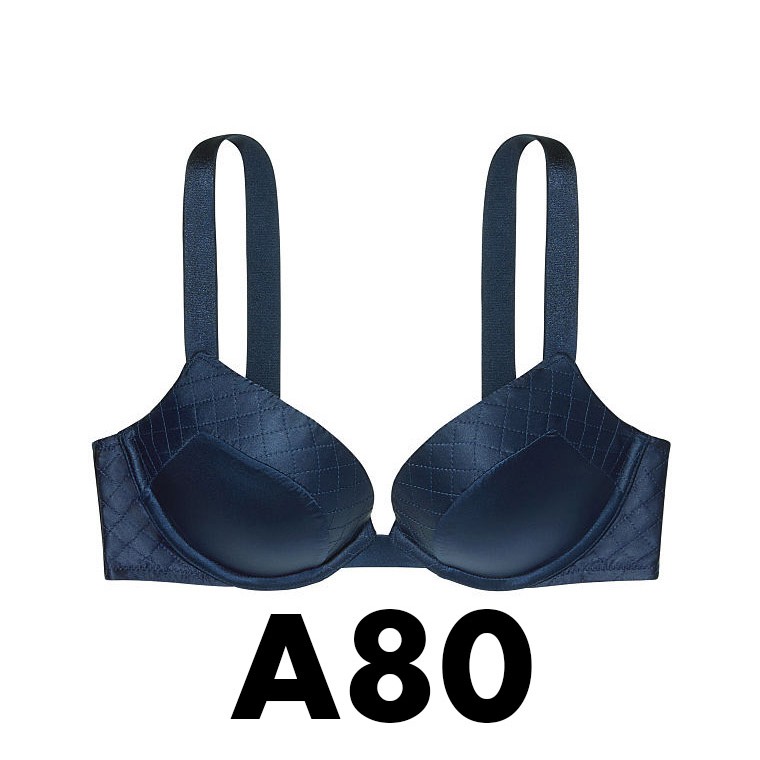 (Bill Mỹ 36AA, A80) - Áo xanh dương, siêu nâng Bombshell Add-2-cups, Ensign Trapunto - Victoria Secret USA | BigBuy360 - bigbuy360.vn