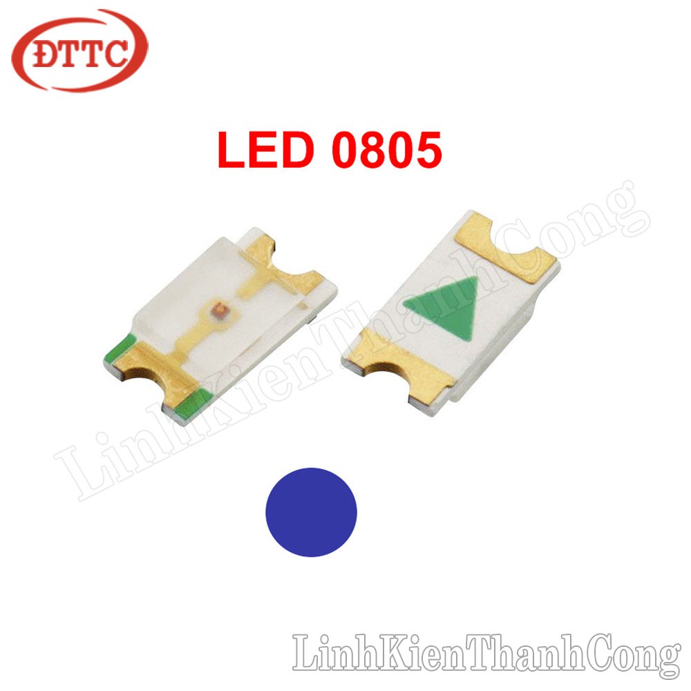 Gói LED dán 0805 màu xanh dương (10 chiếc)