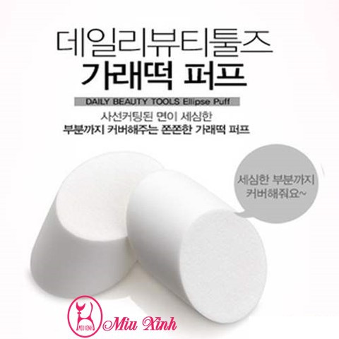 MÚT TRANG ĐIỂM [ARITAUM] Ellipse Sponge