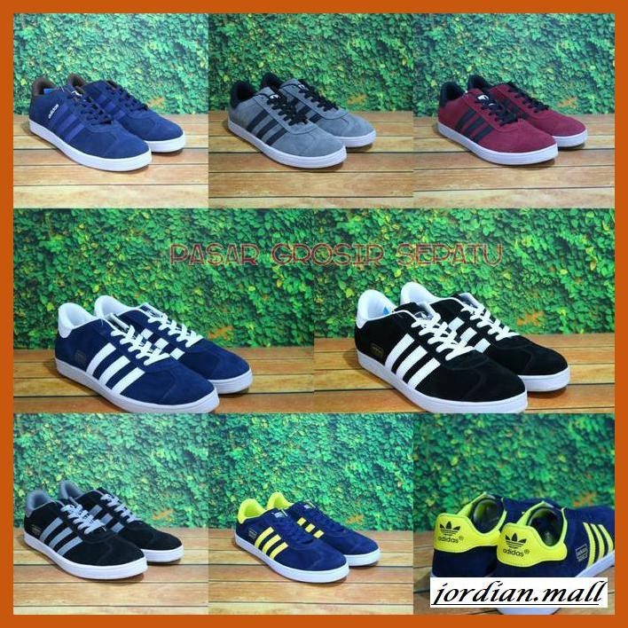 Giày Thể Thao Adidas Gazelle Màu Trắng Đen Thời Trang Cho Nam