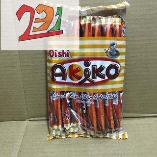 Túi Bánh 20 Que Akiko Coffe Nhân Sữa Oishi 160g
