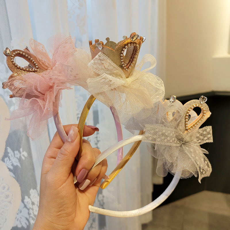 Cài Tóc Hình Vương Miện Xinh Xắn Dành Cho Bé Gái