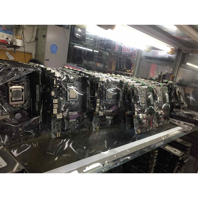 H110 + CPU G4400+ram 4g dr4+fan zin+chặn main-KÈM ẢNH THỰC TẾ