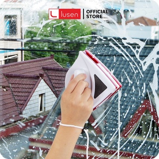 Dụng cụ lau kính 2 mặt hít nam châm tam giác - Dụng cụ vệ sinh lau cửa kính thông minh - Lực hút nam châm cực mạnh