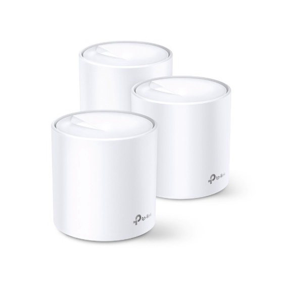 Bộ phát wifi mesh tp link Deco X60 (3-pack), router wifi 6 tốc độ cao ax3000mbps, 1 tên mạng duy nhất, bảo hành 2 năm