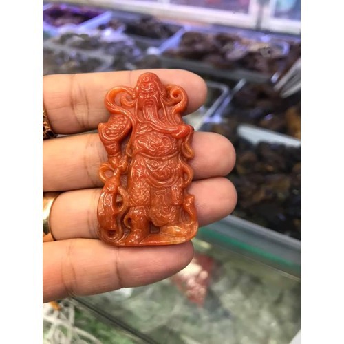 MẶT DÂY MÀU HUYẾT CHẠM QUAN CÔNG- HÀNG VIP- TẶNG KÈM DÂY ĐEO