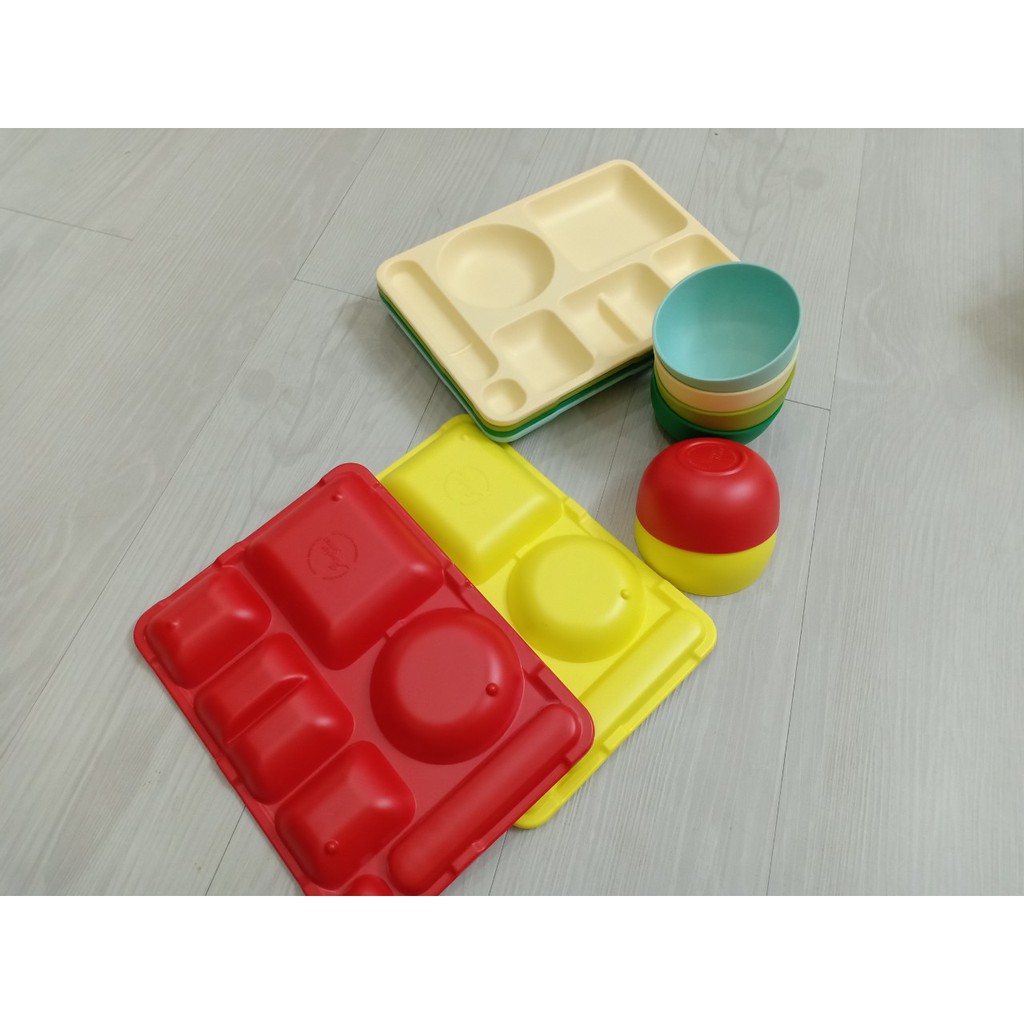Khay + chén nhựa Melamine cho trẻ em AWAKEN SENSES The Mini, Hàn Quốc