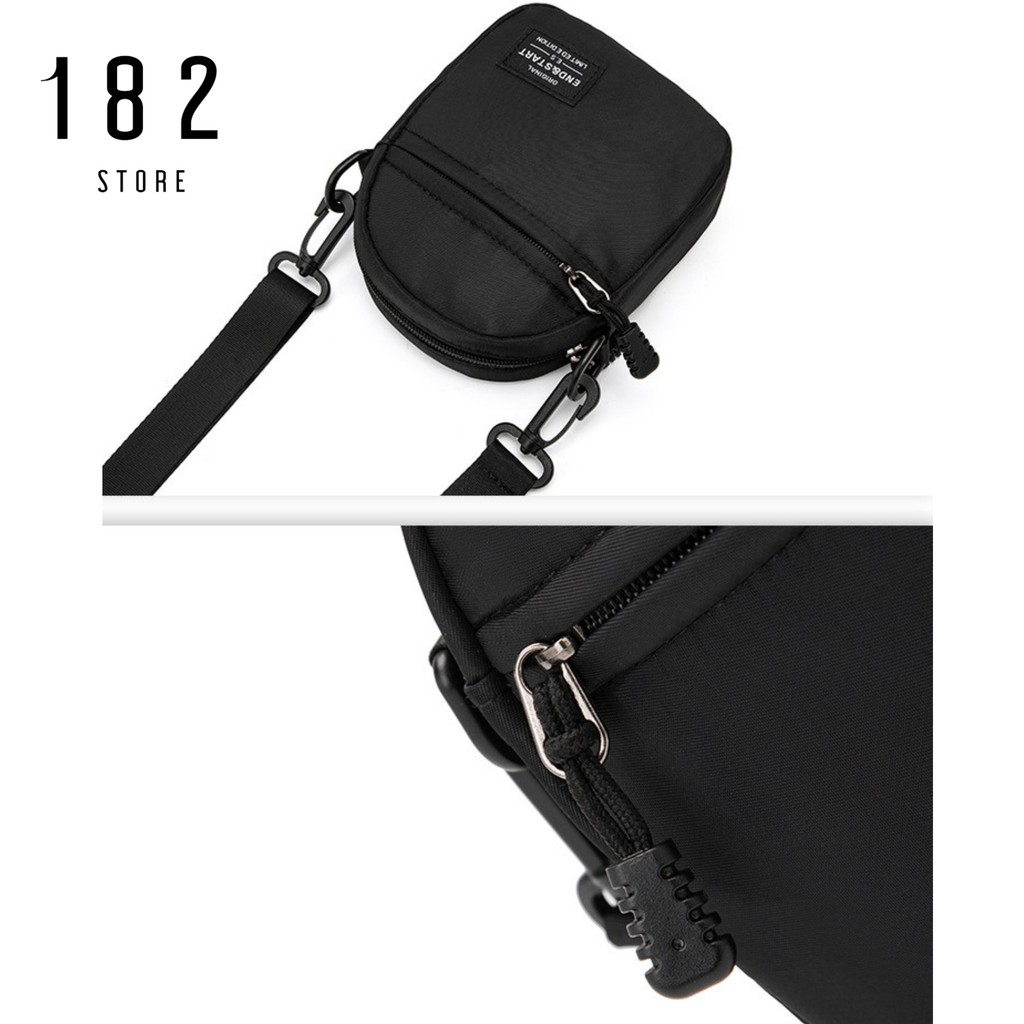 Túi Đeo Chéo Mini Unisex Nam Nữ Basic Messenger Mini Bag Nhỏ Gọn Tiện Dụng Đeo Vai Đi Chơi S001 Freeship - The Black Box | BigBuy360 - bigbuy360.vn