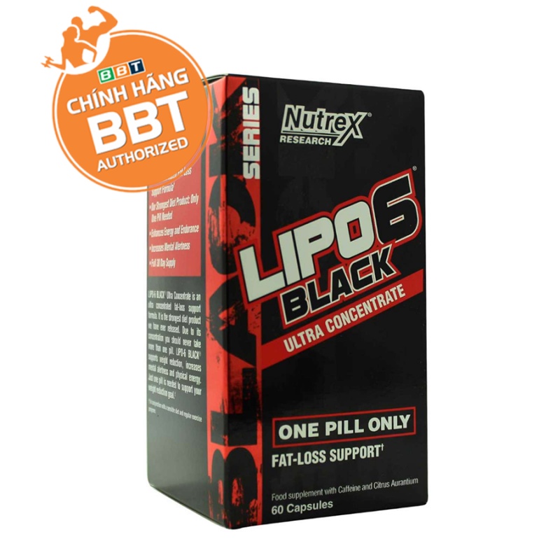 Lipo 6 60 viên  - Hỗ trợ giảm cân mạnh mẽ, kết hợp tập luyện giảm cân tuyệt vời