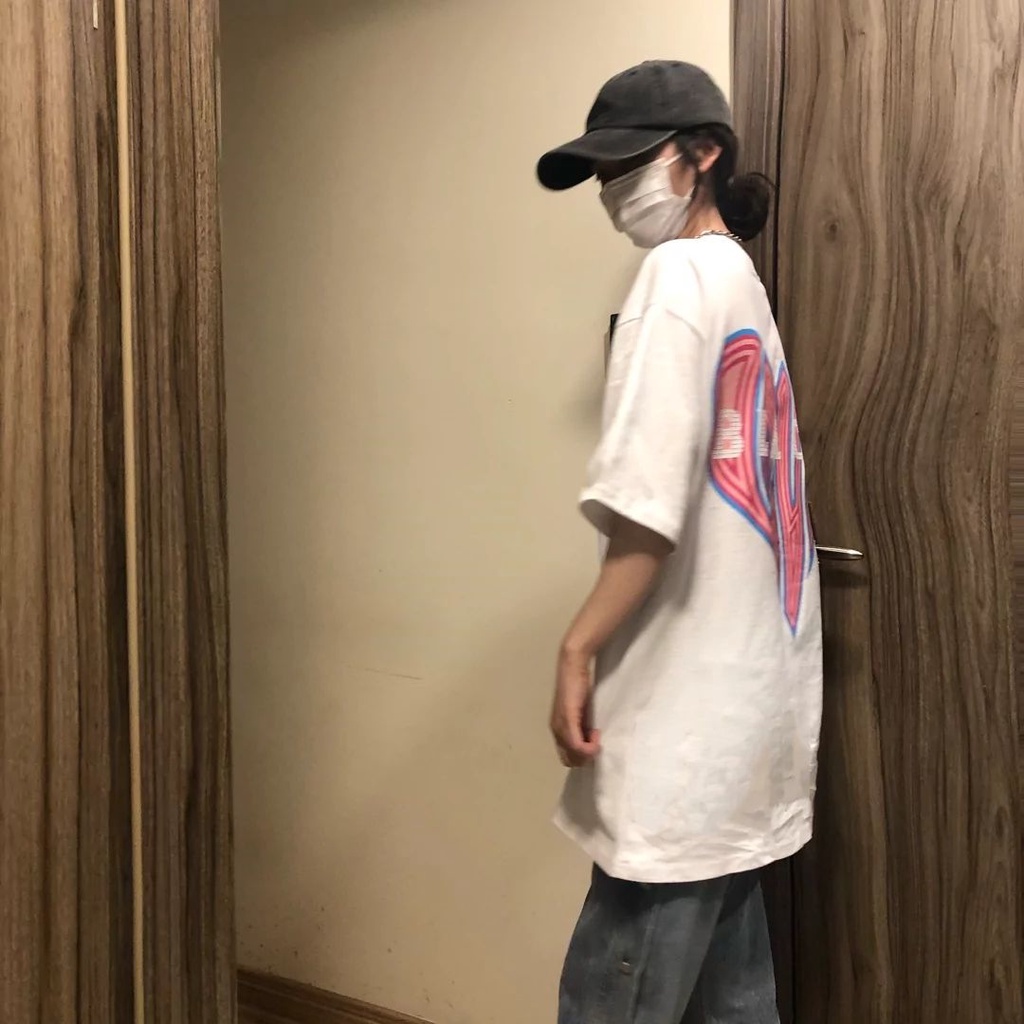 NRVP Áo Thun Ngắn Tay Form Rộng Mẫu 2021 Theo Phong Cách Hàn Quốc Dành Cho Nữ