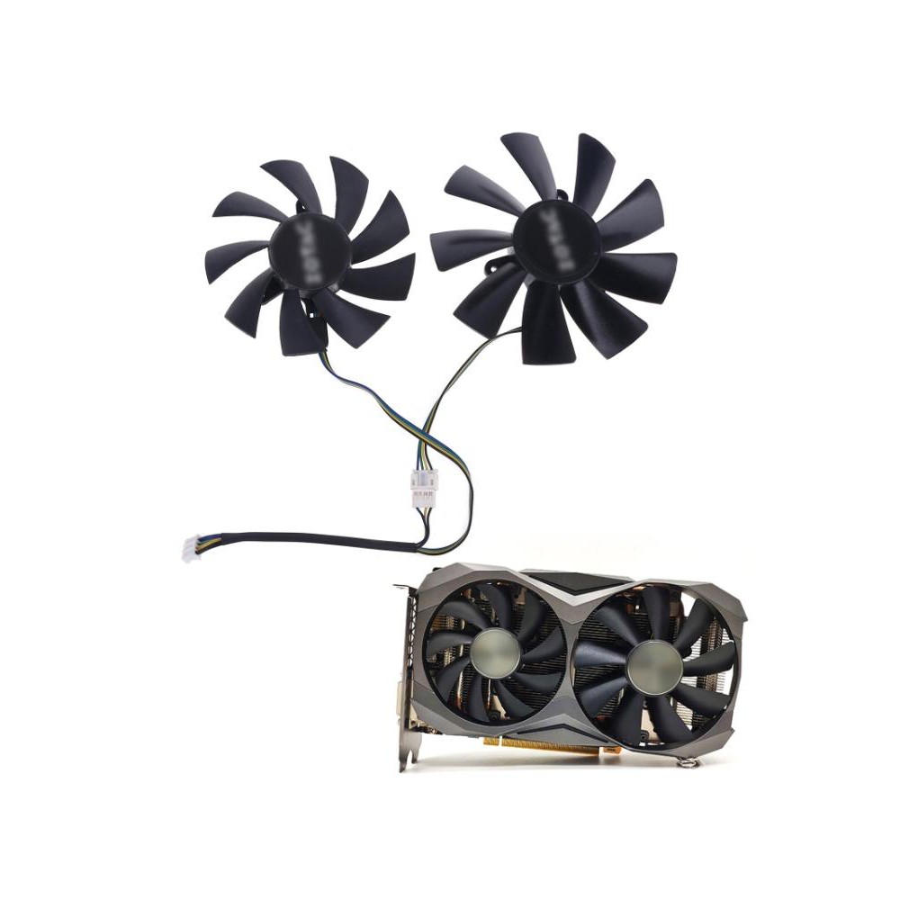 ZOTAC Quạt Tản Nhiệt 87mm Ga92S2H 100mm Gaa8S2H Gaa8S2U 4pin Cho Zamaac Gtx 1060 1070 1080