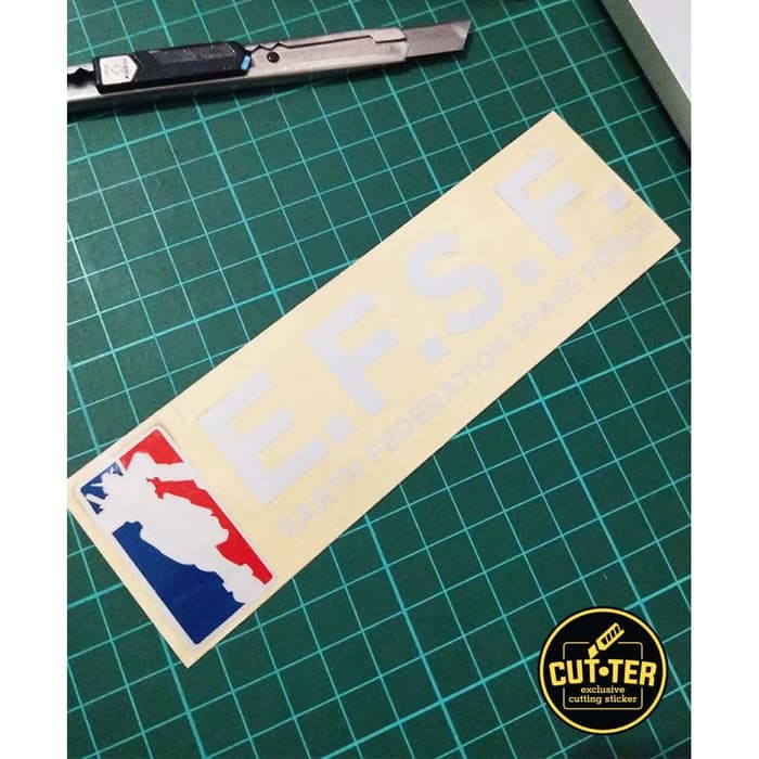 Cutting Sticker Efsf Gundam