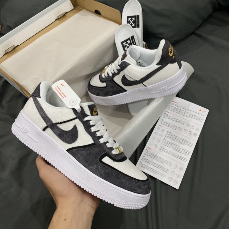GIÀY AIR AF1 XÁM TRẮNG DA LỘN LAI AU [ FULL BOX + FREE SHIP ] | BigBuy360 - bigbuy360.vn