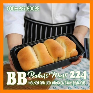 Khuôn LOAF bánh mì chống dính ĐEN - 25.5x19.5x6cm