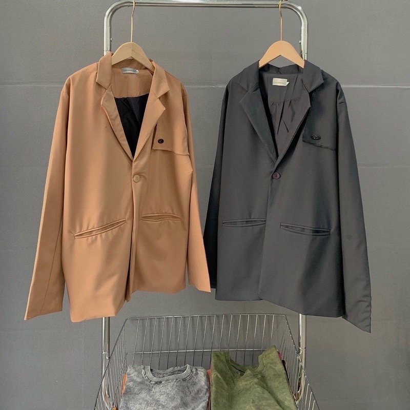 ÁO BLAZER CAO CẤP FORM UNIASEX NAM NỮ (kèm ảnh thật)