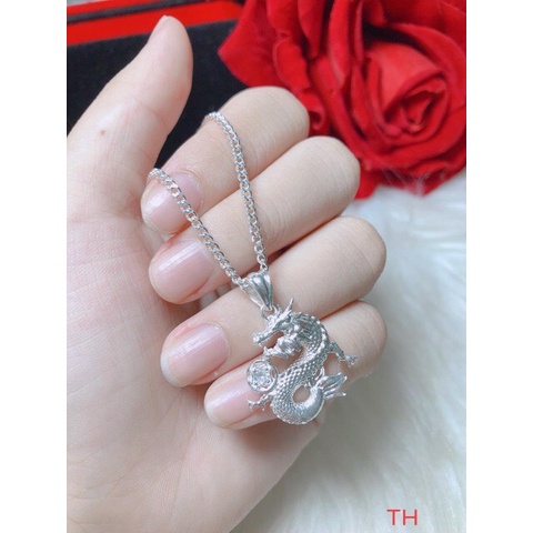 Dây chuyền mặt 12 con giáp chuẩn bạc ta cho bé - Kho sỉ bạc Nhất Linh