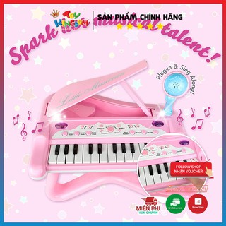 Đồ chơi cho bé đàn piano có chân và micro dùng pin no.j89-01 – đồ chơi trẻ em cao cấp