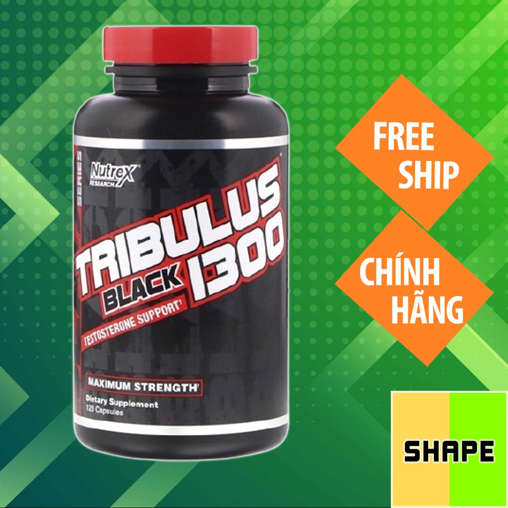 Tăng Testosterone | Nutrex Tribulus Black 1300  - Tăng Sinh Lý Bản Lĩnh Cho Nam Giới - Chính hãng SHAPE