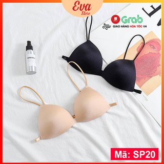 Áo Bra Đúc Su Trơn Cài Sau Dây Mảnh Đệm Tim Sexy, Quyến Rũ_EVASTORE_SP20