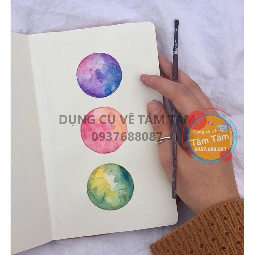 [ TÂM TÂM ]-Màu nước Pentel 12/18/24 màu, Water color pentel 12/18/24 màu-