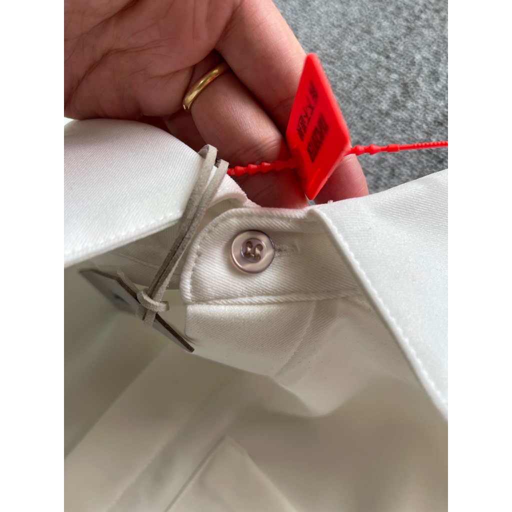 ⚡️ - Áo Sơ Mi FOG Fear Of God Seventh Collection Easy Collared Shirt White, Áo sơ mi trắng oversize FOG