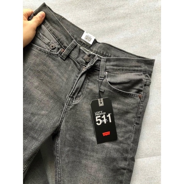 Quần jean nam màu xám vừa dáng slimfit cao cấp hàng VNXK