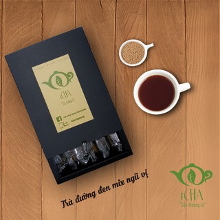 ✔ Trà hoa đường đen mix vị: Táo đỏ, Hoa nhài, Hoa hồng, Nguyên chất