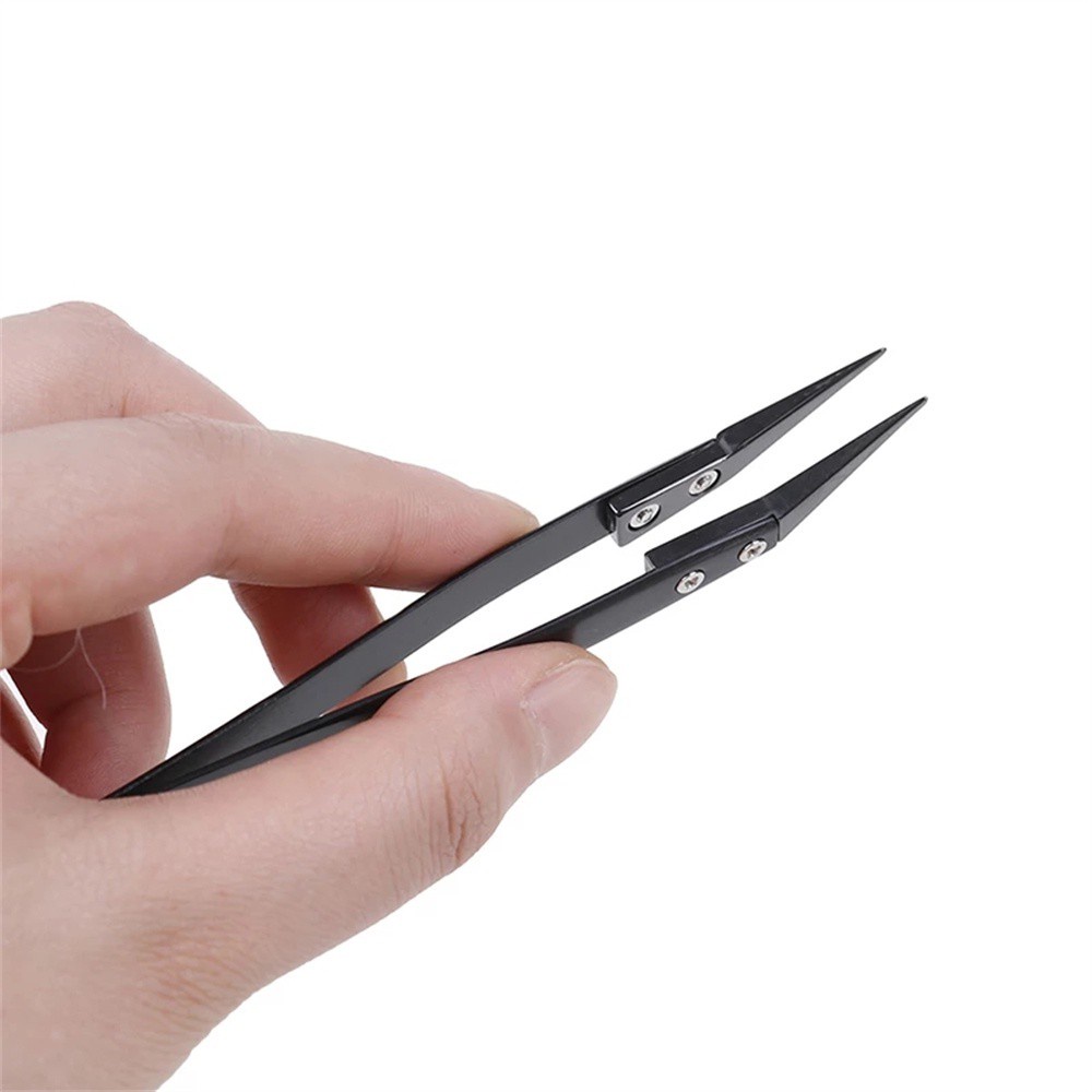 Nhíp Sửa Chữa Bằng Thép Không Gỉ Chịu Nhiệt Chống Tĩnh Điện